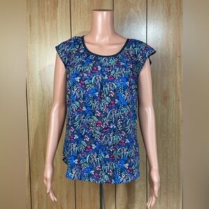 LC Lauren Conrad Multicolor Floral Blouse SZ - S